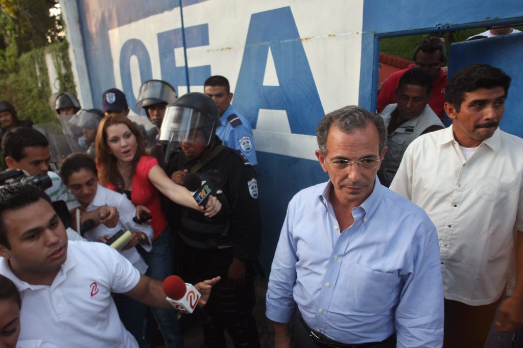 Opposition figure Eduardo Montealegre was stripped of his position as party leader (AP Photo/Esteban Felix)