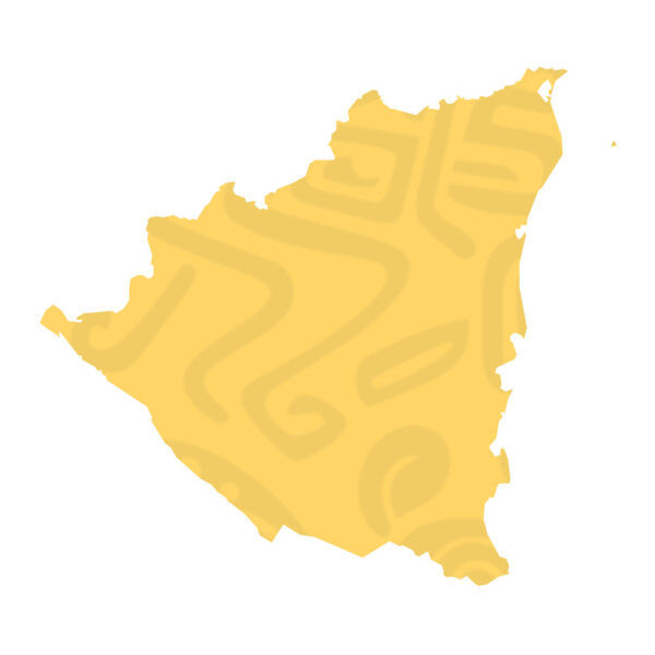 Custom map of Nicaragua by WOLA